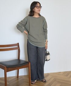 AMERICAN HOLIC ワッフル配色メロープルオーバー