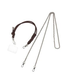 UNBILLION ペルケ perche / ドット刺繍ジャバラチャームウォレットショルダー