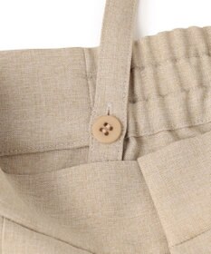 uncrave ウォッシャブルドライサップ ワイドパンツ（サスペンダー付き）