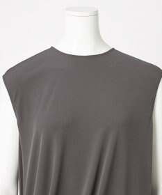 23区 S 【GOLD LABEL】リュクスジャージー アシンメトリードレープ ワンピース