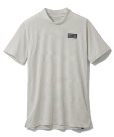 ZERO HALLIBURTON メランジ ボーダー モックネックTシャツ 82835 W4S4a レディースゴルフ