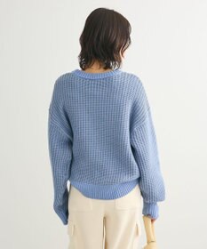 Green Parks ・ＥＬＥＮＣＡＲＥ　ＤＵＥ　タック編バイカラーニット