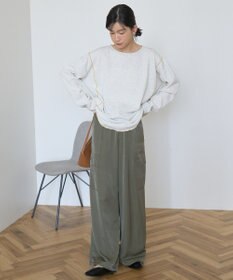 AMERICAN HOLIC ワッフル配色メロープルオーバー