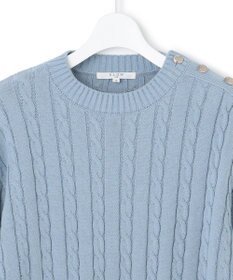 23区 S 【SLOW/一部店舗限定】ハイバルコットンブレンド ニット