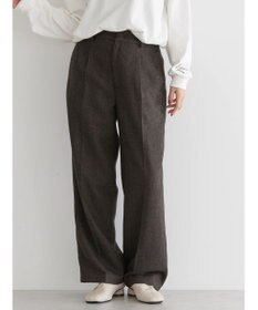 AMERICAN HOLIC ツイードタックワイドパンツ