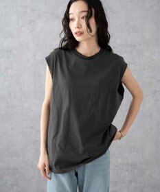 WEGO 【5色3サイズ展開/ユニセックス着用ITEM/洗える/綿100%】スリーブレスコットンT