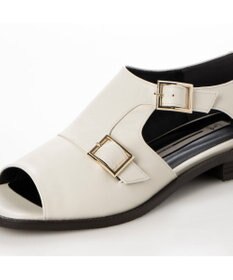 ing <ing>ダブルモンクサイドオープンシューズ