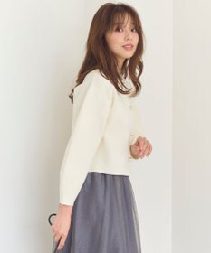 Feroux 【洗える】パールニットジャケット