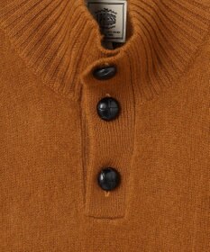 J.PRESS MEN 【カシミア100%使用】カシミヤリブモックネック ニット