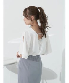 earth music&ecology ２ＷＡＹショルダースリットブラウス