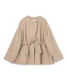 BEIGE， LABBOCK / ウール混2WAYショートコート