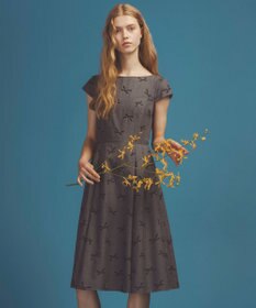 TOCCA 【洗える・消臭】SWIMMING RIBBON ドレス グレー系7