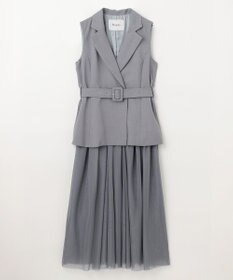 GRACE CONTINENTAL テーラーチュールワンピース