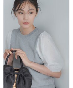 Te chichi パールスリーブニット