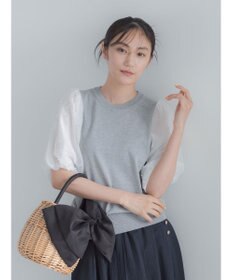 Te chichi パールスリーブニット