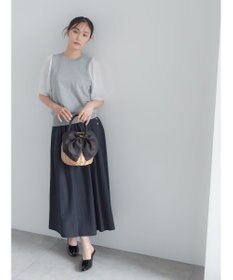 Te chichi パールスリーブニット