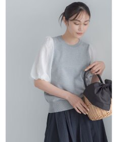 Te chichi パールスリーブニット