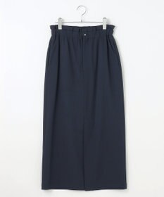 #Newans 【洗濯機可能/ウエストゴム】ロングナロースカート