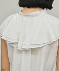 GRACE CONTINENTAL フリルスキッパーブラウス