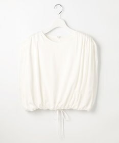 23区 S 【SLOW/一部店舗限定】ファインゲージ ギャザー Tシャツ