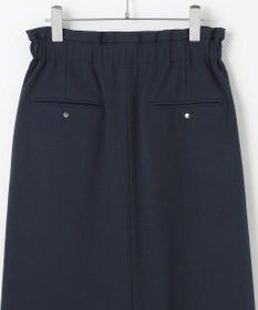 #Newans 【洗濯機可能/ウエストゴム】ロングナロースカート