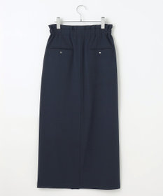 #Newans 【洗濯機可能/ウエストゴム】ロングナロースカート