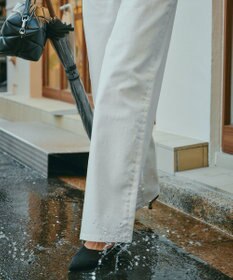 UNFILO 【UNFILO DENIM/新色追加】撥水ストレッチ ルーズワイドデニム