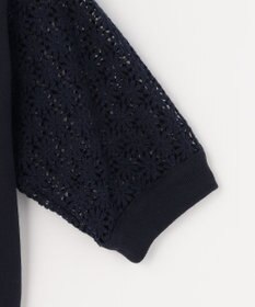 組曲 【先行予約】コットンフラワーレーシープルオーバー ニット