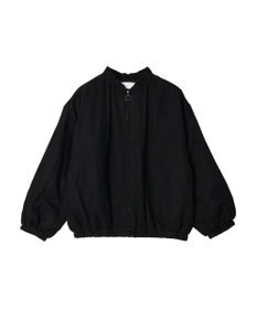 Green Parks スウェード調ギャザーブルゾン