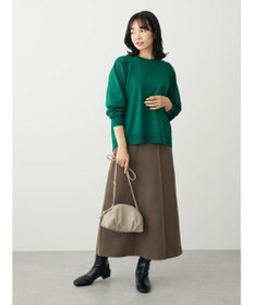 Green Parks アルガンオイル配合　クルーネックプルオーバー