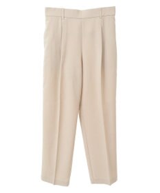 Green Parks きれいシルエット麻調パンツ（テーパード）