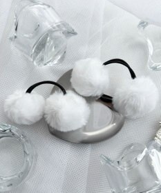 WEGO L2Pダブルポンポンヘアゴム