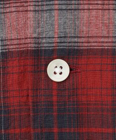 J.PRESS MEN 【J.PRESS ORIGINALS】【UNISEX】Indian Madras Open Shirts / Baggy-Fit