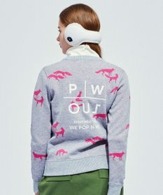 PW CIRCULUS 【こだわりシルエット/手洗い可】【WOMEN】フォックスモチーフニット