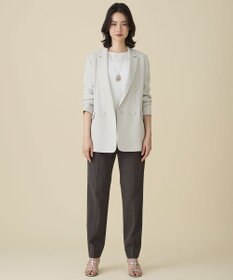 自由区 S 【セットアップ対応】リネンライクシンセティックテーラード ジャケット