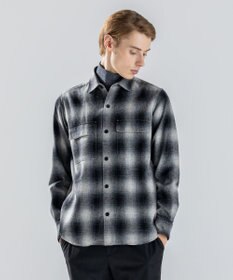 JOSEPH HOMME 【新素材】フェードフラノチェック / シャツブルゾン
