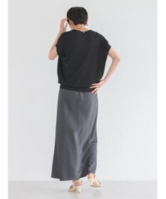 AMERICAN HOLIC 接触冷感フレンチスリーブニットプルオーバー