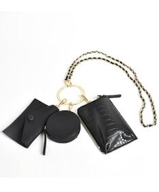 LA BAGAGERIE 【MONICA】カードケースポーチ3連マルチチェーンショルダーバッグ