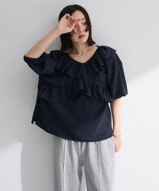 Green Parks ２ｗａｙ　フリルショートスリーブブラウス