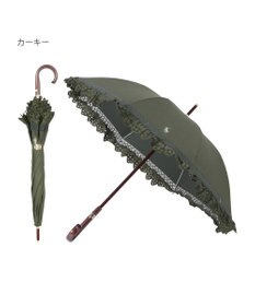 MOONBAT 【遮光/晴雨兼用日傘】POLO RALPH LAUREN(ポロ ラルフローレン) エンブフリル 長傘 遮熱 UV