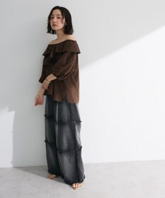 Green Parks ２ｗａｙ　フリルショートスリーブブラウス