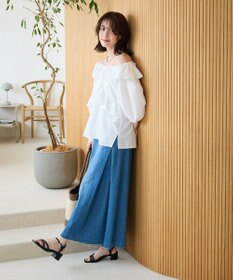 Green Parks ２ｗａｙ　フリルショートスリーブブラウス