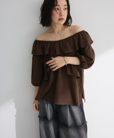 Green Parks ２ｗａｙ　フリルショートスリーブブラウス