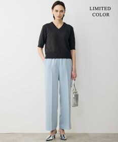 ICB L 【先行予約・WEB限定カラーあり】FluidBackSatin ワイドパンツ