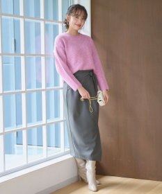 Feroux 【洗える】片畦プルオーバーニット