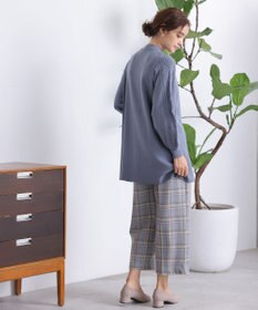 Tiaclasse 【洗える】袖ケーブルニットチュニック