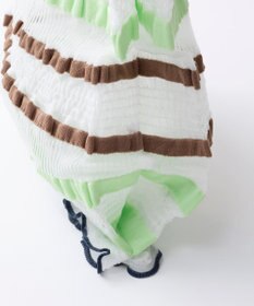 TRICOTE ボーダーシアー ニットバッグ