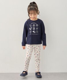 ANY KIDS 【一部店舗/WEB限定】【綿100%】プリント 長袖Tシャツ
