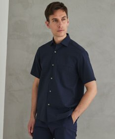 GOTAIRIKU リラックスシルエット【高通気性/吸水速乾】ドッツエアー クールマックスサッカーシャツ