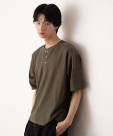 WEGO リングドットヘンリーネックリブT（SS）